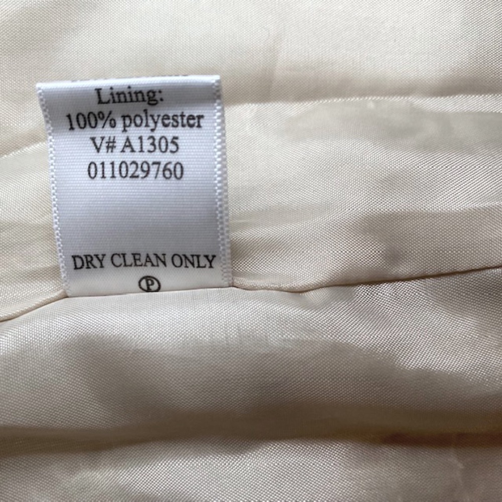 Coldwater Creek Linen Embroidery Blazer Size M - Picture 8 of 8